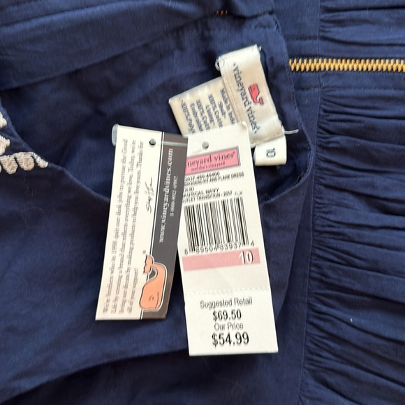 Girls vineyard vines size 10 dress - Picture 3 of 3